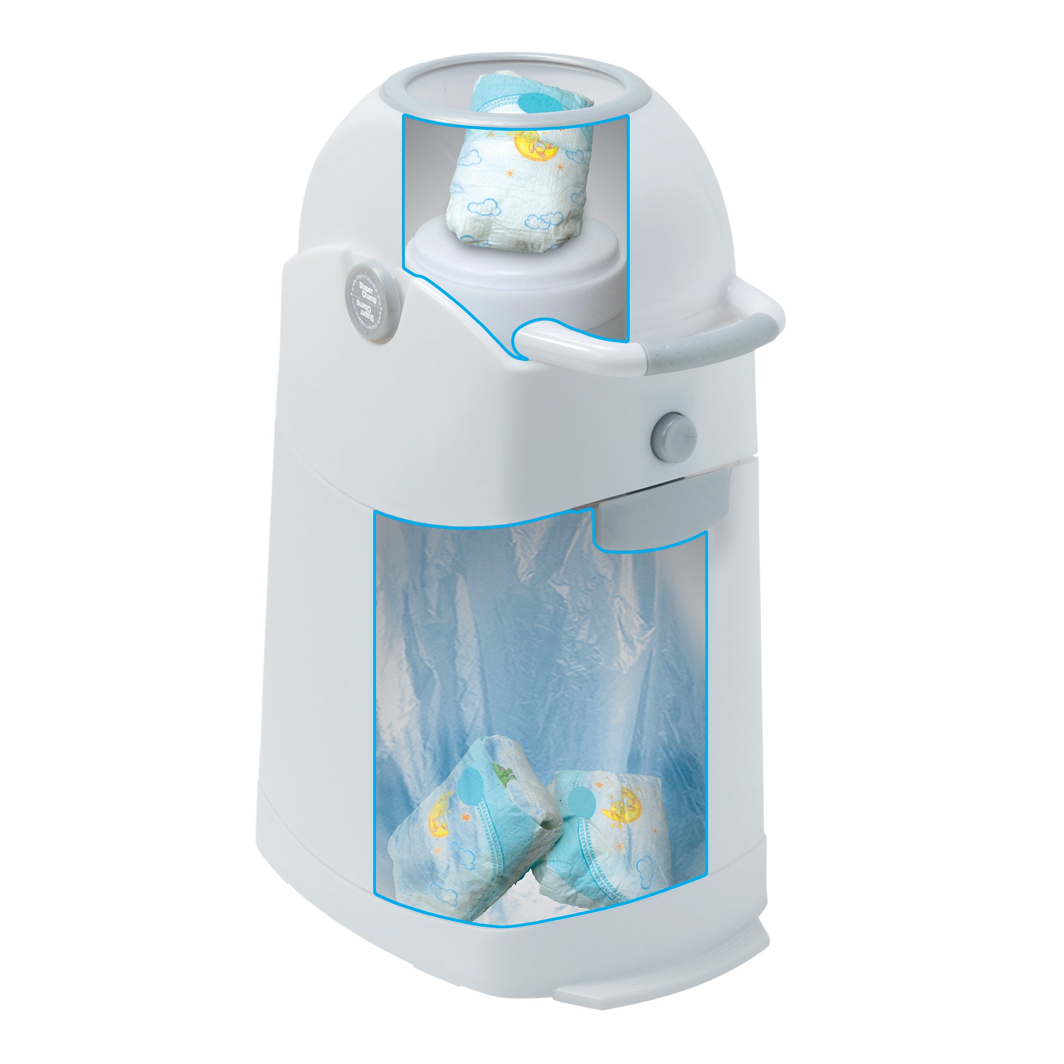 DiaperChamp Classic - Seals - Silver