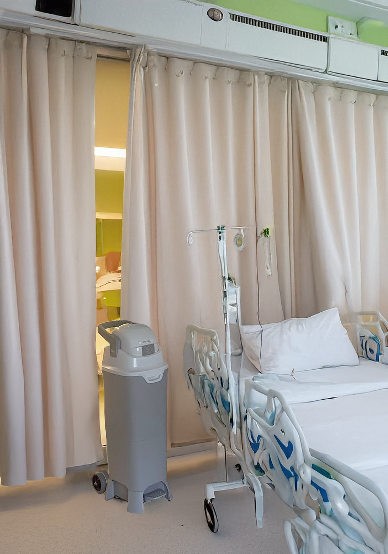 DiaperChamp ONE Maxi Handsfree Plus - Silver