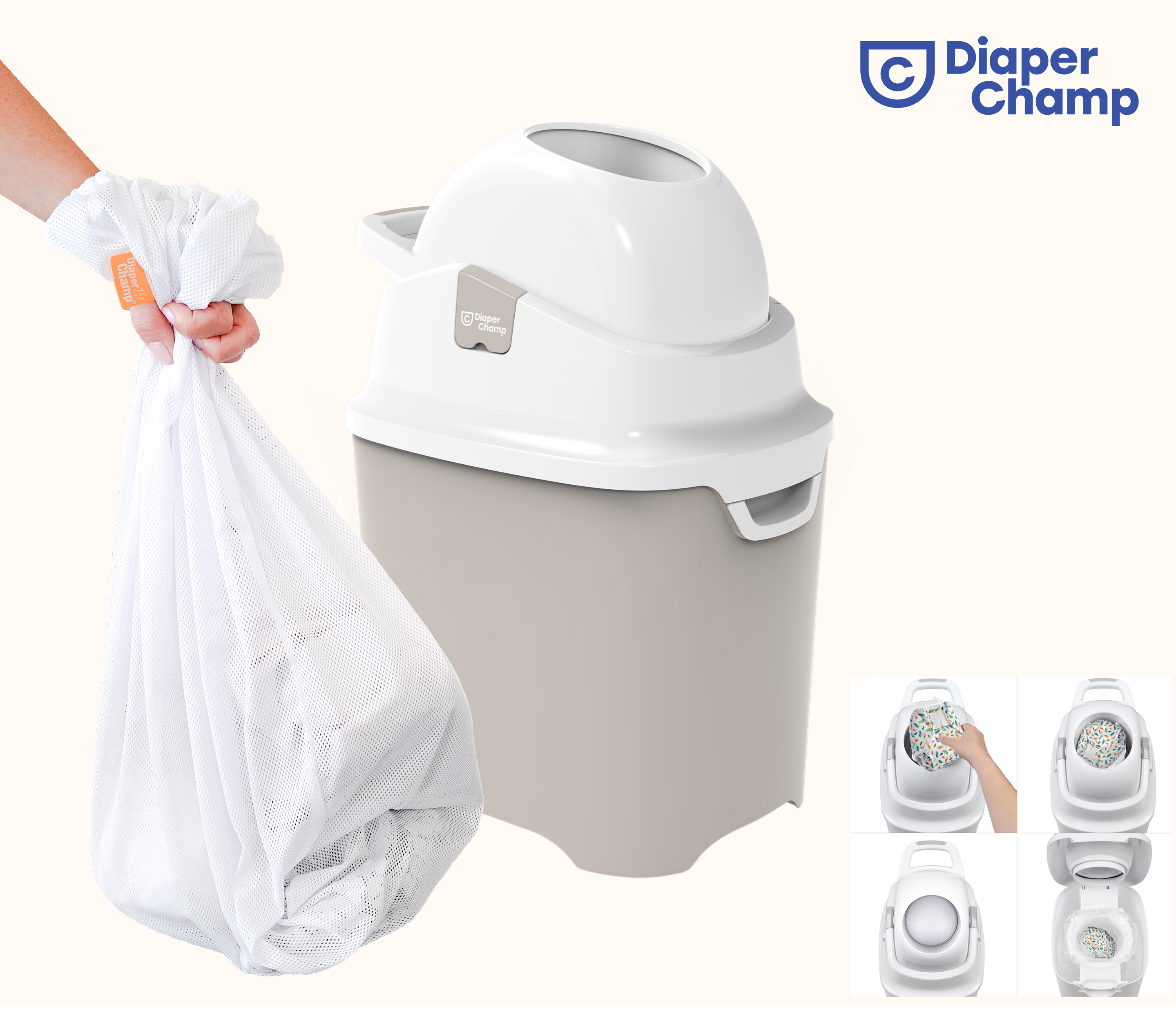 DiaperChamp One - Clay Sand