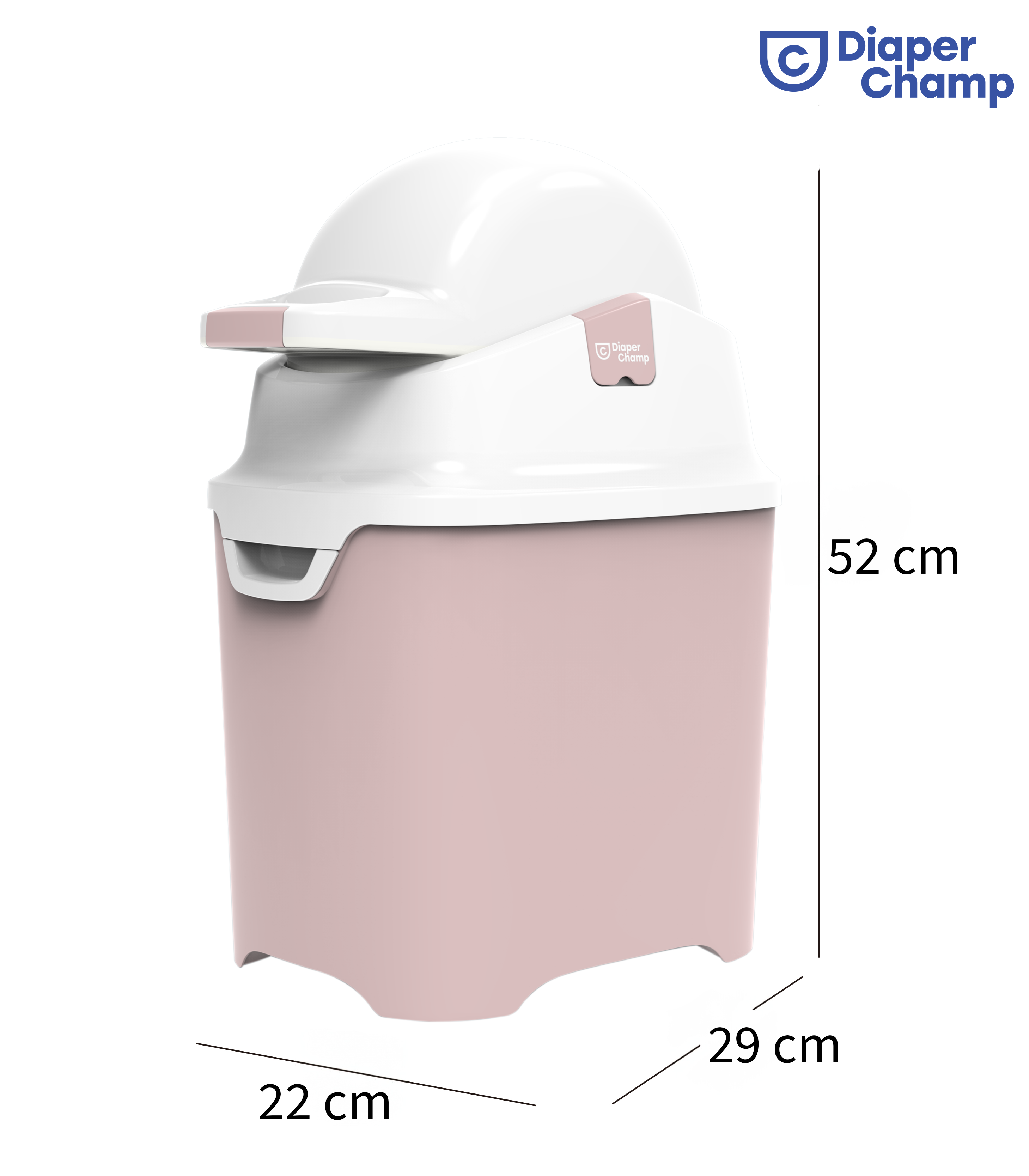 DiaperChamp ONE Standard - Old Pink