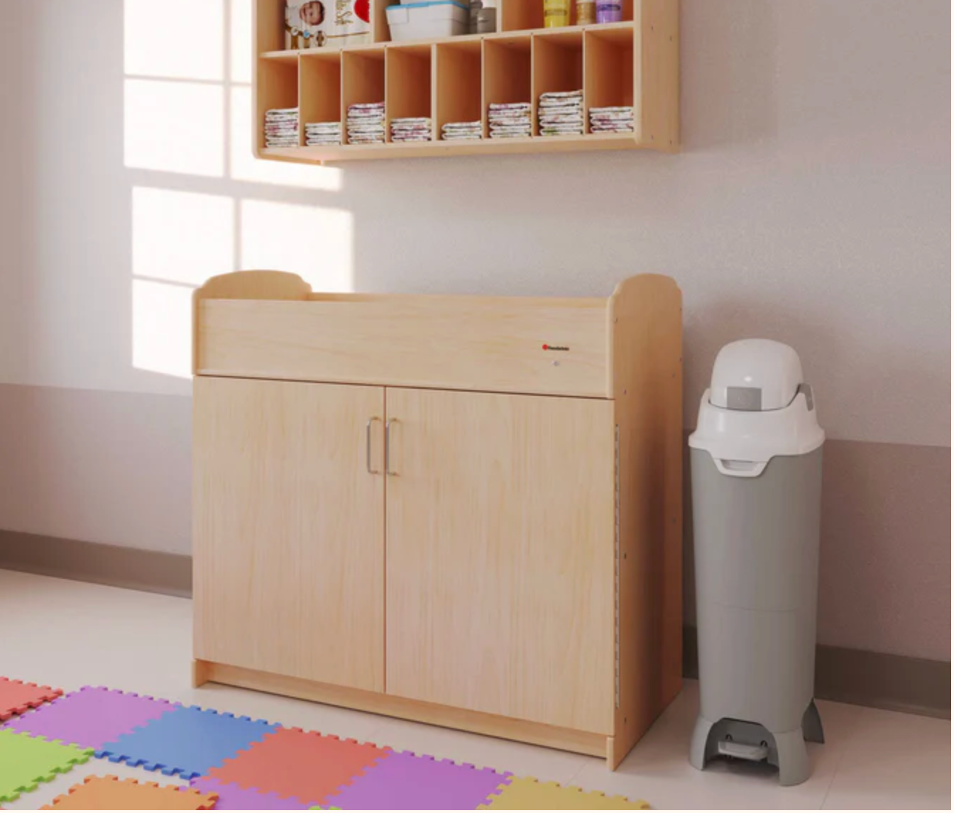 DiaperChamp ONE Maxi Handsfree Plus - Silver