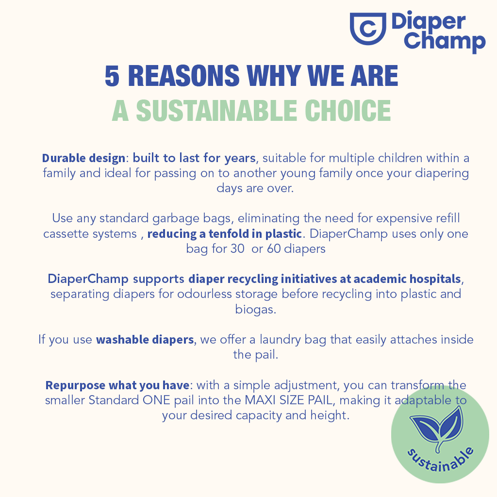 DiaperChamp ONE Standard - Silver