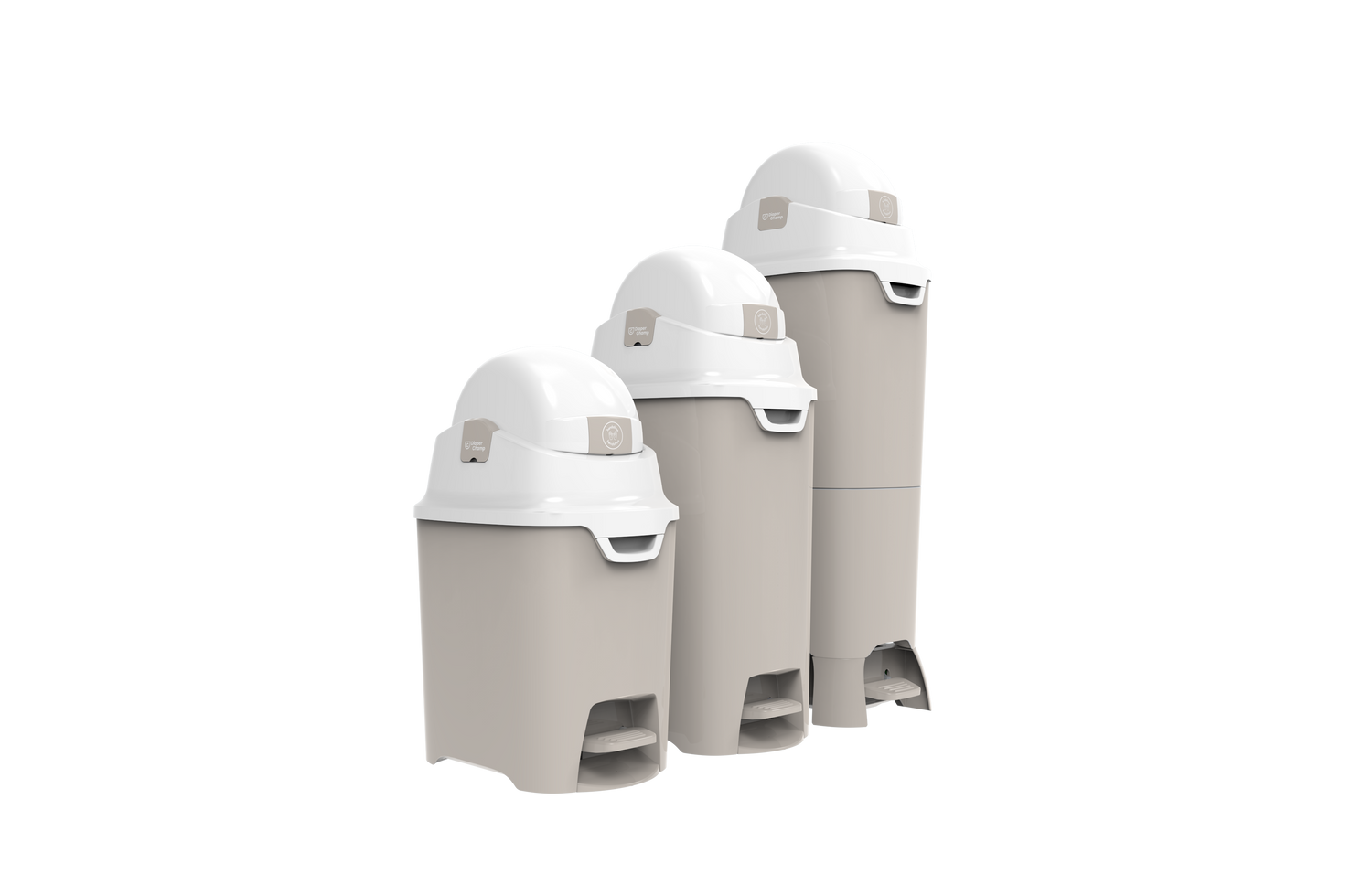 DiaperChamp ONE Handsfree Standard (Mains libres) - Sable argileux