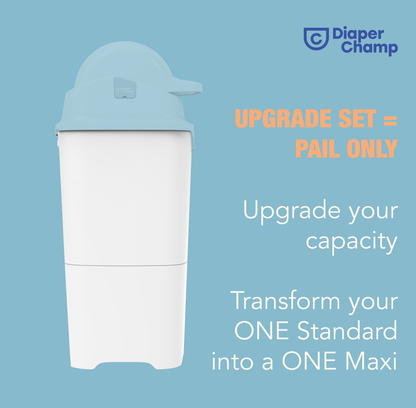 DiaperChamp ONE Upgrade Set (PAIL ONLY) - White