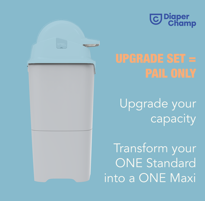 DiaperChamp ONE Upgrade Set (PAIL ONLY) - Silver