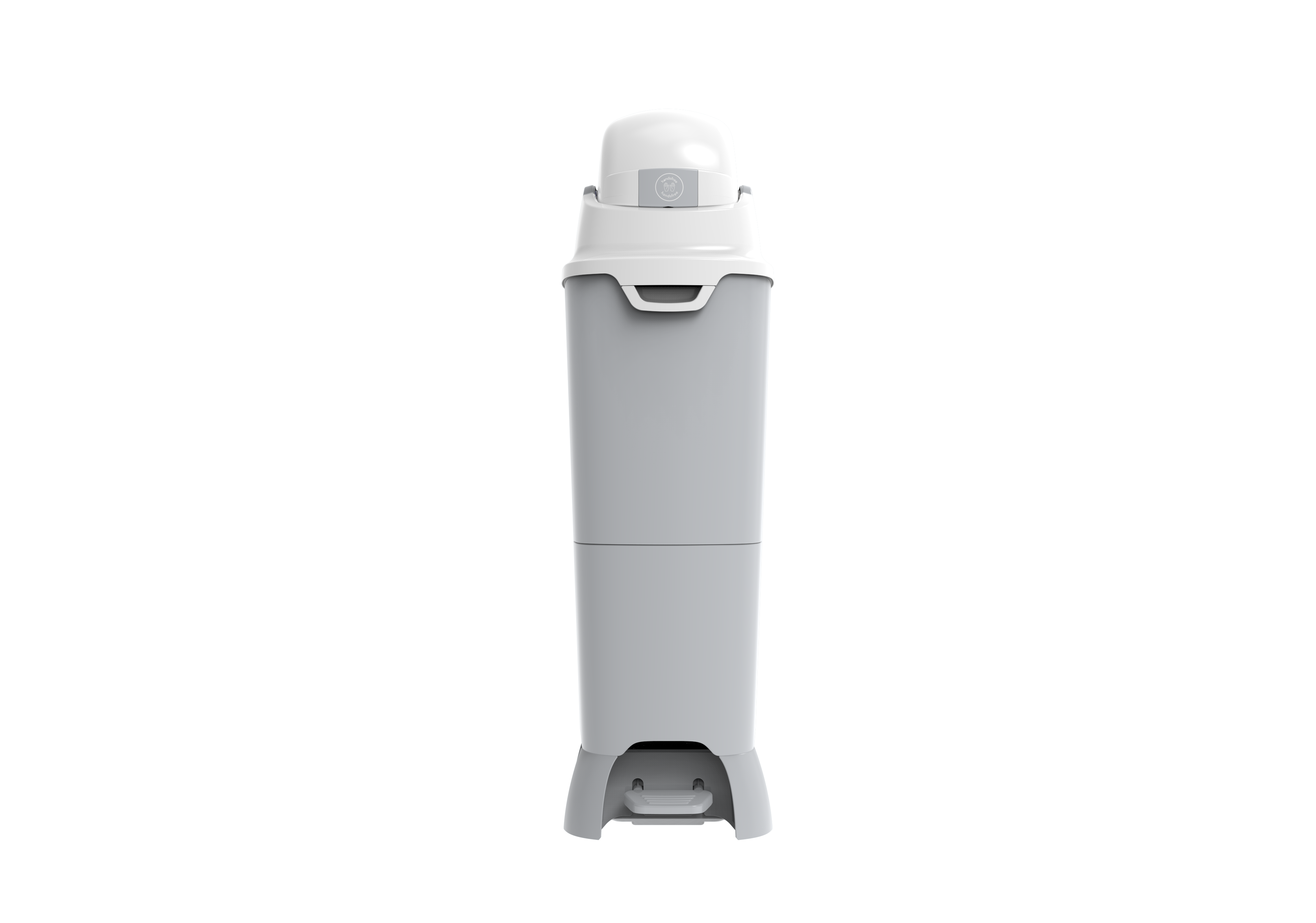 Luieremmer Diaperchamp ONE Handsfree Silver | Van Asten Babysuperstore Luieremmer Diaperchamp ONE Handsfree Silver | Van Asten Babysuperstore