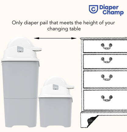 DiaperChamp ONE Maxi - Silver