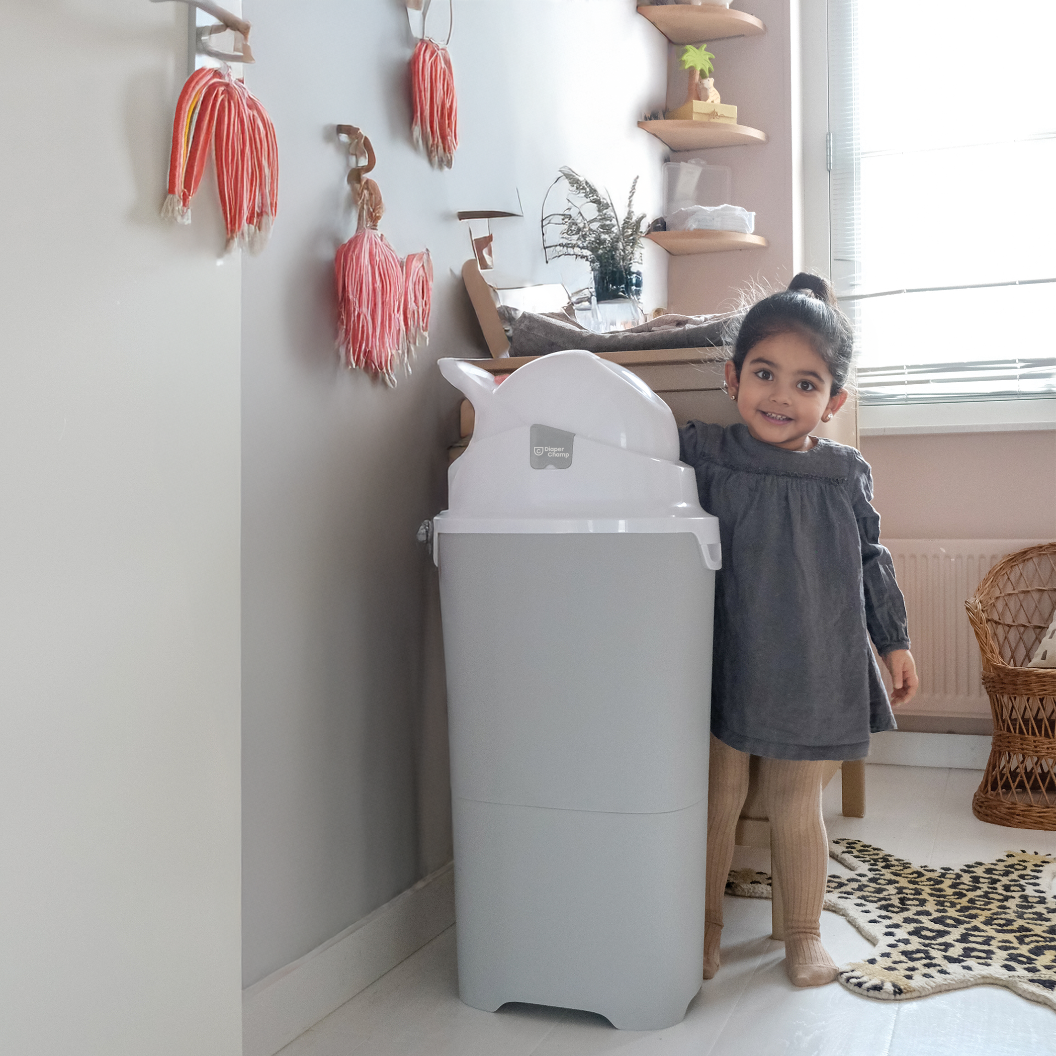 DiaperChamp ONE Upgrade Set (PAIL ONLY) - Silver