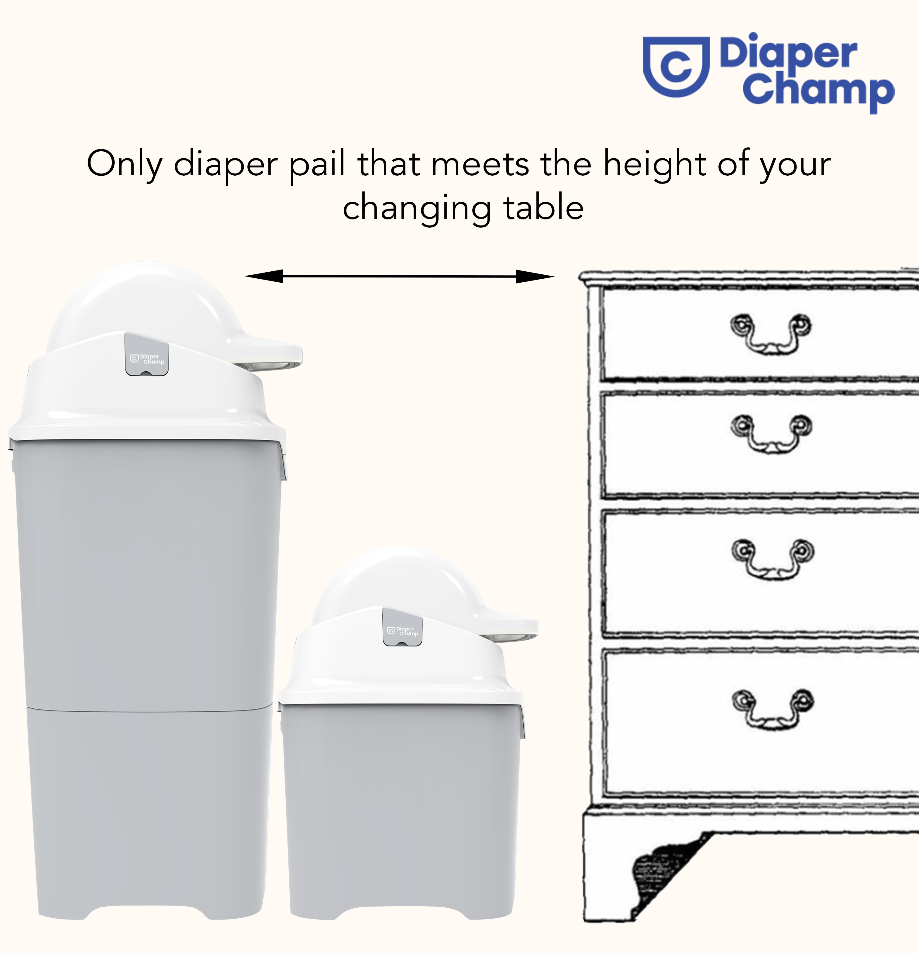 DiaperChamp One Maxi - Clay Sand