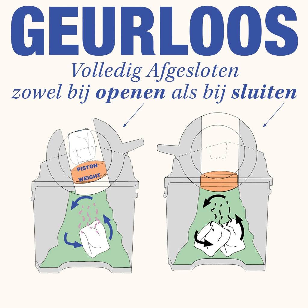 DiaperChamp ONE Handsfree Standard - Light Green