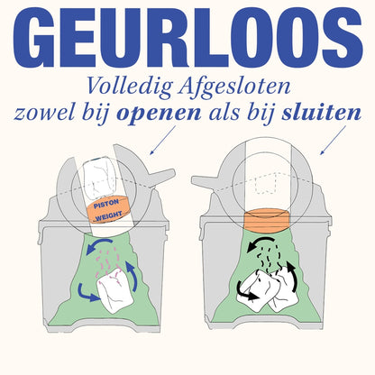 DiaperChamp ONE Handsfree Standard - Light Green