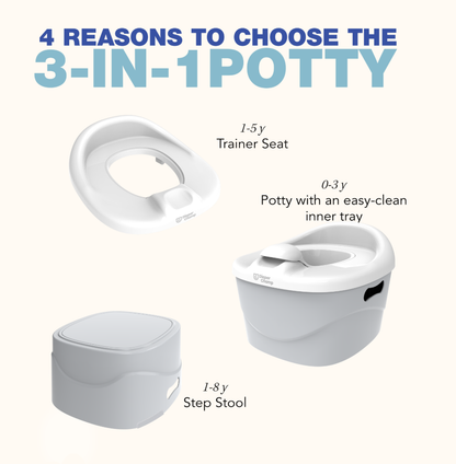 DiaperChamp 3-in-1 Potty - Light Green