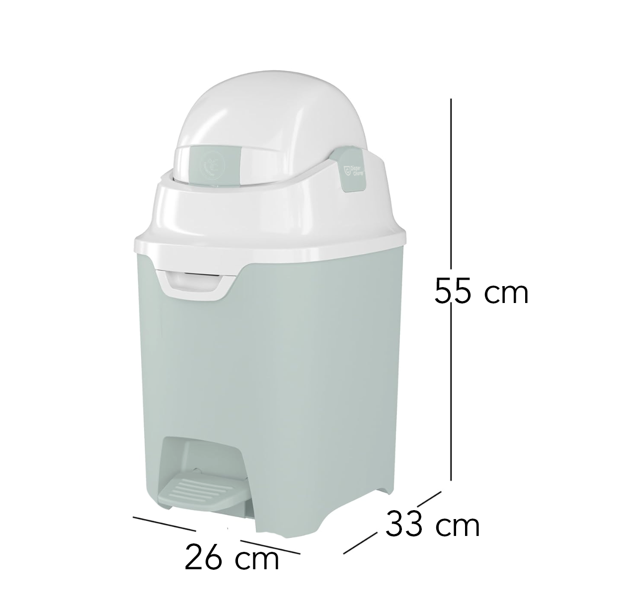 DiaperChamp ONE Handsfree Standard - Light Green