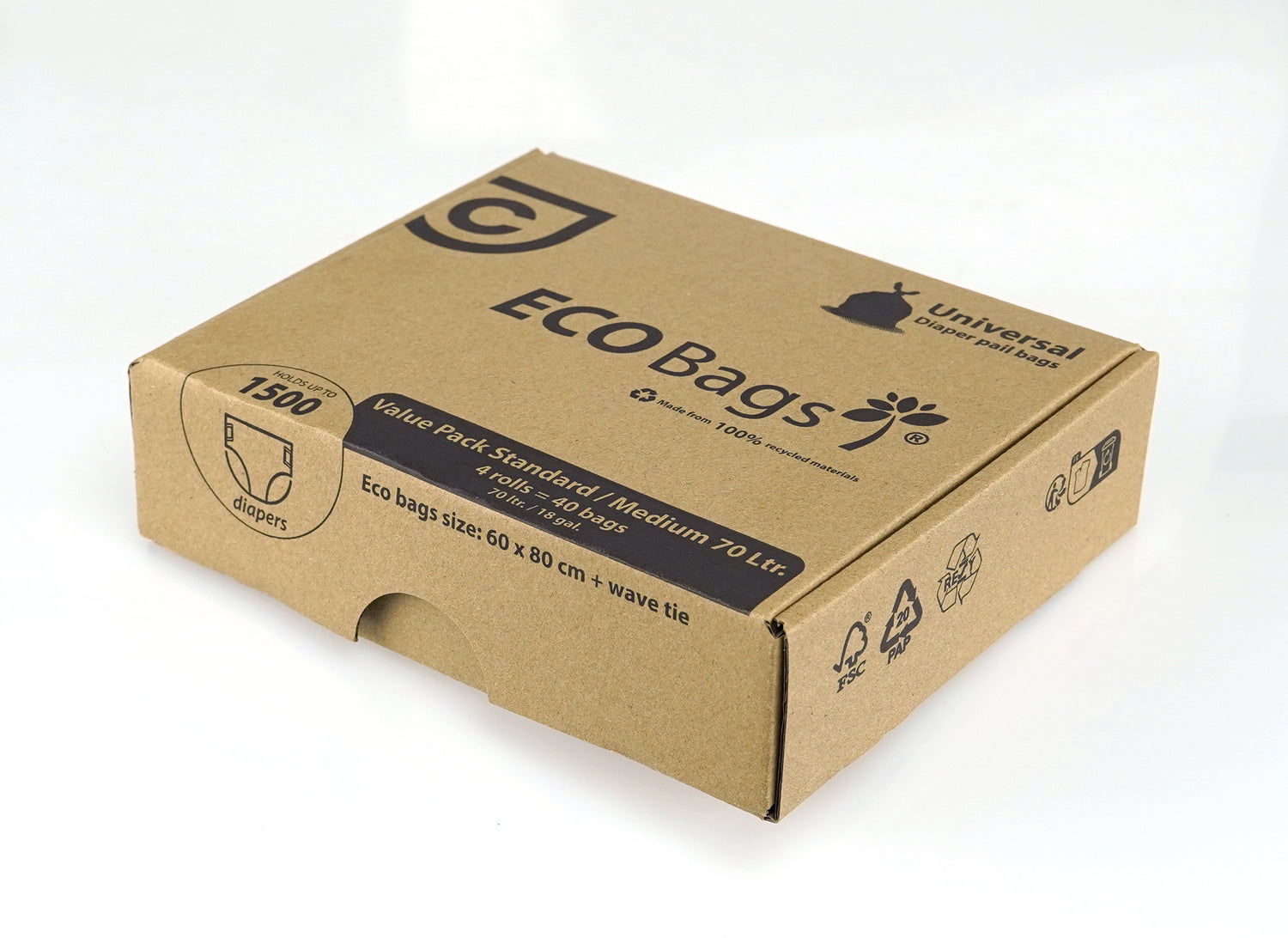 ECO Bags Multipack - 4x 70L