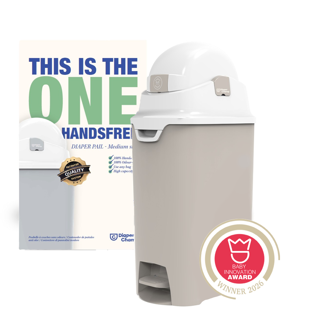 DiaperChamp ONE Handsfree Medium - Clay Sand  (incl. 10 ECO BAGS for free)