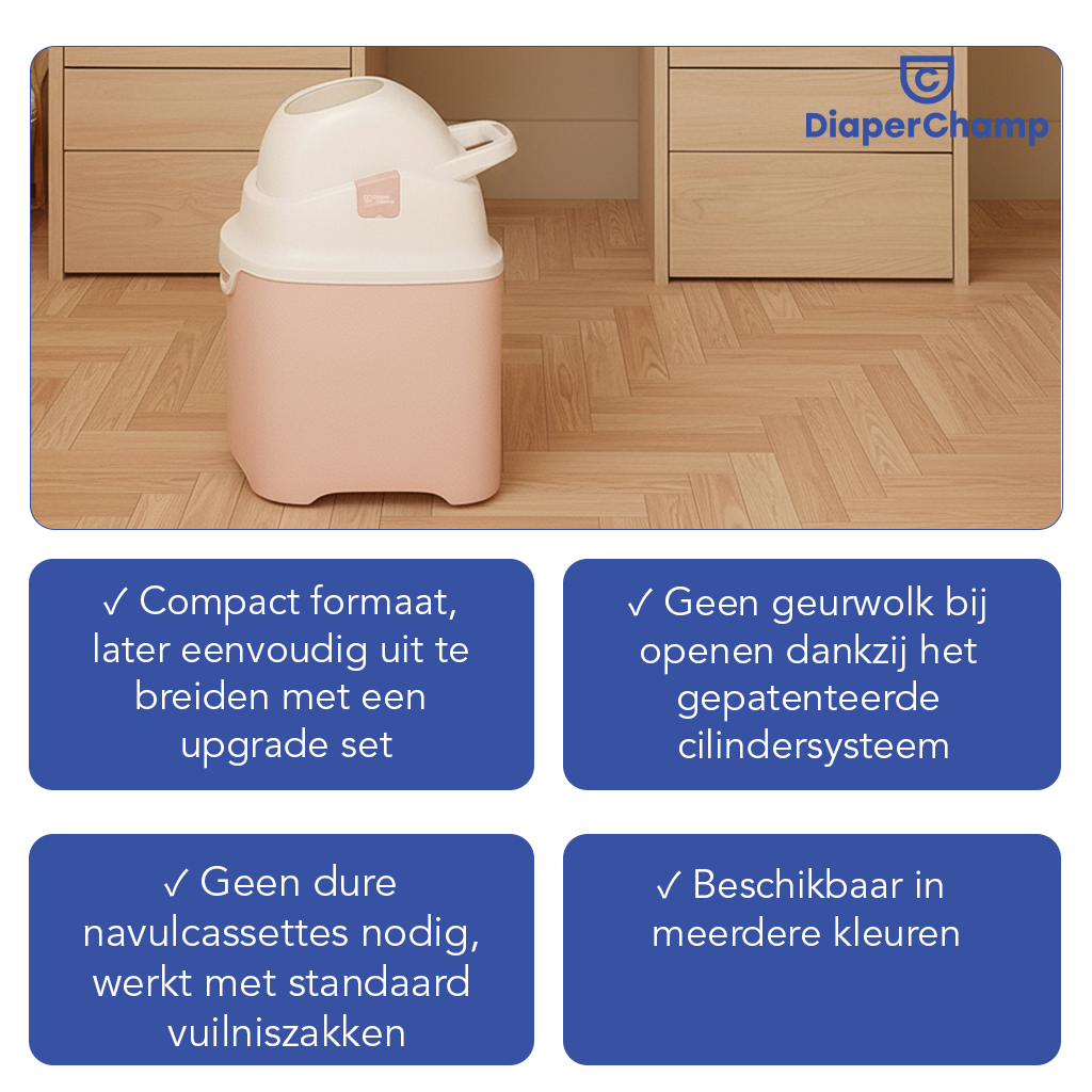 DiaperChamp ONE Standard - Old Pink