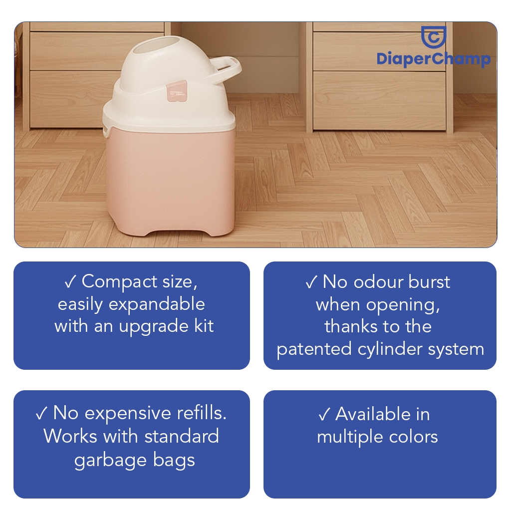 DiaperChamp ONE Standard - Old Pink